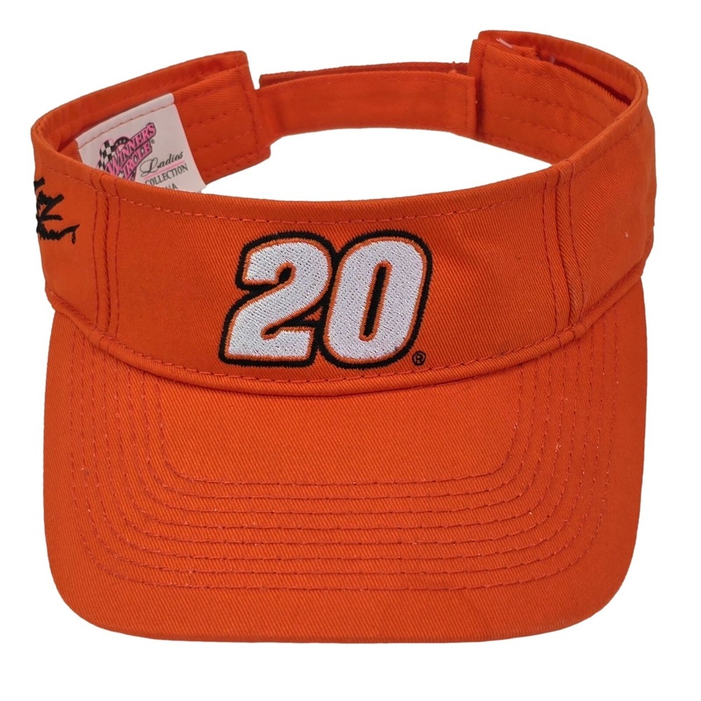 Winner's Circle Tony Stewart 20 Visor Women OSFM Orange Ladies NASCAR Racing Hat